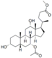 methyl (3alpha,5beta,7alpha,12alpha)-7-acetoxy-3,12-dihydroxycholan-24-oate