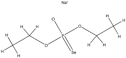 Selenophosphoric acid O,O-diethyl Se-sodium salt
