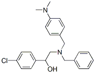 2-[benzyl-[(4-dimethylaminophenyl)methyl]amino]-1-(4-chlorophenyl)ethanol