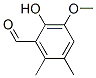 2-Hydroxy-3-methoxy-5,6-dimethylbenzaldehyde