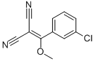 2-[(3-CHLOROPHENYL)METHOXYMETHYLENE]PROPANE DINITRILE