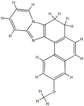 Phenanthro[4,3:4,5]imidazo[1,2-a]pyridine,  7,8-dihydro-3-methoxy-