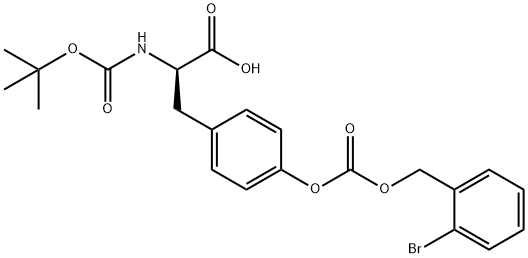 N-叔丁氧羰基-O-(2-溴苄氧羰基)-D-酪氨酸