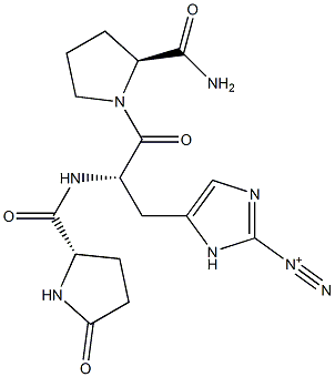 thyrotropin-releasing hormone, 2-diazohistidinyl-