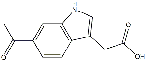 1H-Indole-3-aceticacid,6-acetyl-(9CI)