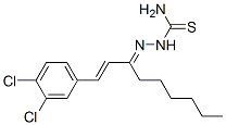 [1-(3,4-dichlorophenyl)non-1-en-3-ylideneamino]thiourea