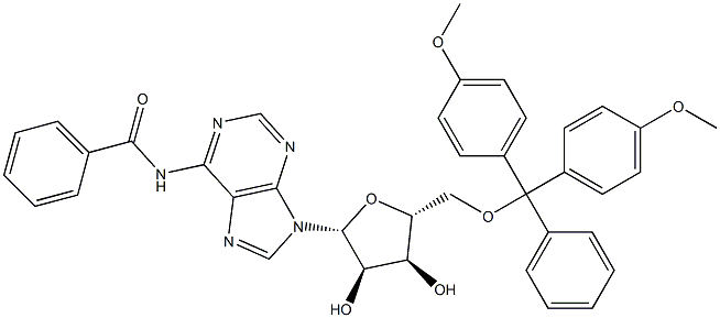 5'-O-(4,4'-二甲氧基三苯甲基)-N6-苯甲酰基腺苷