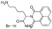 1H-Benz(de)isoquinoline-2(3H)-acetamide, alpha-(4-aminobutyl)-1,3-diox o-, monohydrobromide