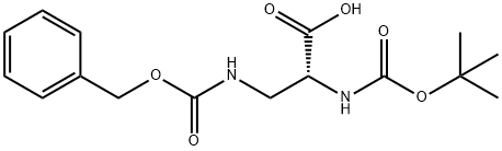 N-[叔丁氧羰基]-3-[[苄氧羰基]氨基]-D-丙氨酸
