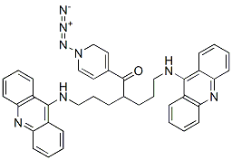 N,N'-bis(9-acridinyl)-4-aza-4-(4-azidobenzoyl)-1,7-diaminoheptane