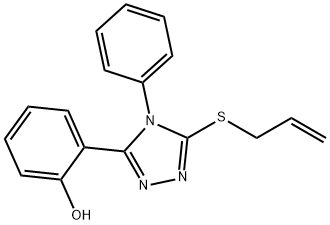 2-(4-Phenyl-5-(2-propenylthio)-4H-1,2,4-triazol-3-yl)phenol