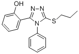2-(4-Phenyl-5-(propylthio)-4H-1,2,4-triazol-3-yl)phenol