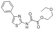 2-Ethoxyethyl N-(4-phenylthiazol-2-yl)oxamate