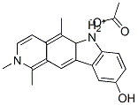 9-hydroxy-1,2,5-trimethyl-6H-pyrido[4,3-b]carbazolium acetate