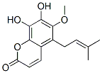 7,8-Dihydroxy-6-methoxy-5-(3-methyl-2-butenyl)-2H-1-benzopyran-2-one