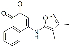 N-(3,4-dimethyl-5-isoxazolyl)-4-amino-1,2-naphthoquinone