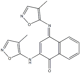 2-(4-methyl-5-isoxazolylamine)-N-(4-methyl-5-isoxazolyl)-1,4-naphthoquinone-4-imine