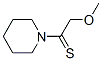 Piperidine,  1-(2-methoxy-1-thioxoethyl)-  (9CI)