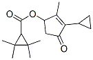 Cyclopropanecarboxylic acid, 2,2,3,3-tetramethyl-, 3-cyclopropyl-2-met hyl-4-oxo-2-cyclopenten-1-yl ester