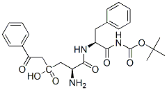 tert-butoxycarbonyl-beta-phenacyl-aspartyl-phenylalanineamide