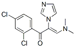 2-Propen-1-one,  1-(2,4-dichlorophenyl)-3-(dimethylamino)-2-(1H-imidazol-1-yl)-