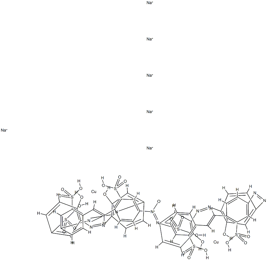 [Μ-[[3,3'-氧偶氮基双[6-[2-[4-[[3-羟基-4[(2-羟基-5-磺酸苯基)偶氮]苯基]偶氮]-2-磺酸苯基]乙烯基]苯磺酸合]]]]二铜酸六钠
