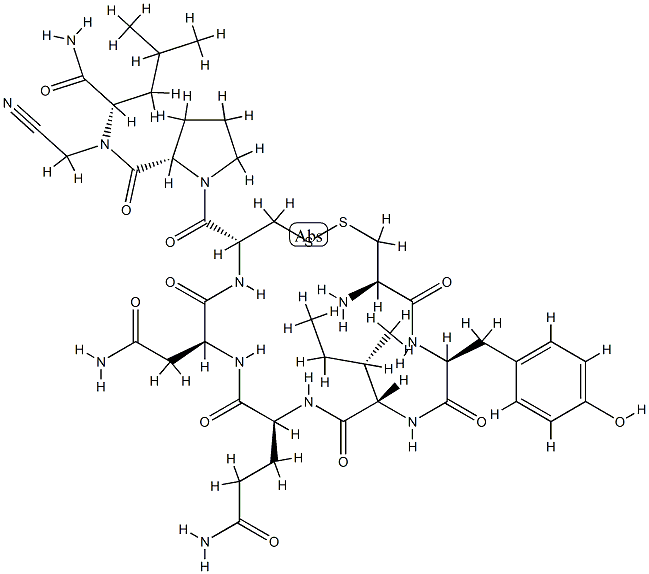 oxytocin, 9 alpha-aminoacetonitrile-