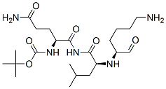 tert-butyl N-[(1S)-1-[[(2S)-2-[[(2S)-6-amino-1-oxo-hexan-2-yl]amino]-4 -methyl-pentanoyl]carbamoyl]-3-carbamoyl-propyl]carbamate