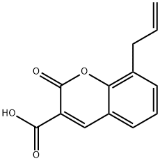 8-Allyl-2-oxo-2H-1-benzopyran-3-carboxylic acid