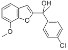2-BENZOFURANMETHANOL, alpha-(4-CHLOROPHENYL)-7-METHOXY-alpha-METHYL-
