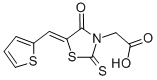 2-(4-氧代-5-(噻吩-2-基甲基烯)-2-硫代噻唑烷-3-基)乙酸