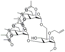 Methyl 3,6-Di-O-(α-D-Mannopyranosyl)-2-O-(2-propenyl)-α-D-Mannopyranoside Octaacetate