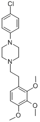 Piperazine, 1-(4-chlorophenyl)-4-(2-(3,4,5-trimethoxyphenyl)ethyl)-
