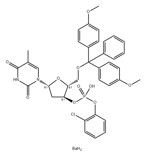 DMT-THYMIDINE 2-CLPH DIESTER BARIUM)