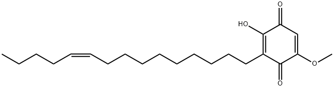 2,5-Cyclohexadiene-1,4-dione, 2-hydroxy-5-methoxy-3-(10-pentadecenyl)- , (Z)-