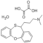 11-(3-Dimethylaminopropyl)-11H-dibenz(b,f)-1,4-oxathiepin hydrogen oxa late hemihydrate