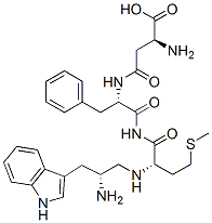 (2S)-2-amino-3-[[(1S)-1-[[(2S)-2-[[(2S)-2-amino-3-(1H-indol-3-yl)propa noyl]amino]-4-methylsulfanyl-butanoyl]carbamoyl]-2-phenyl-ethyl]carbam oyl]propanoic acid