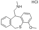 4-Methoxy-11-(methylaminomethyl)-6,11-dihydrodibenzo(b,e)thiepin hydro chloride