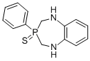 1H-1,5,3-Benzodiazaphosphepine, 2,3,4,5-tetrahydro-3-phenyl-, 3-sulfid e