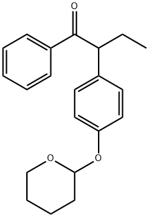 1-Phenyl-2-[4-[(tetrahydro-2H-pyran-2-yl)oxy]phenyl]-1-butanone