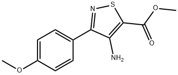 4-氨基-3-(4-甲氧基苯基)异噻唑-5-甲酸甲酯