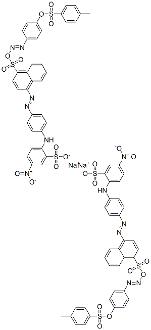 disodium 1-[[4-[[(4-methylphenyl)sulphonyl]oxy]phenyl]azo]-4-[[4-[(4-nitro-2-sulphonatophenyl)amino]phenyl]azo]naphthalenesulphonate