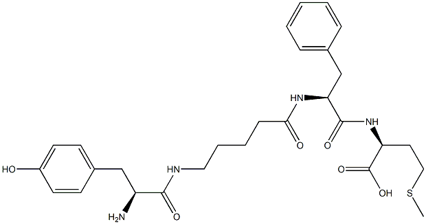 Methionine-enkephalin, 5-amino-val(2)-des-gly(3)-