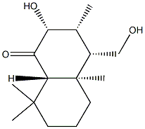 (2R)-3,4,4a,5,6,7,8,8aβ-Octahydro-2α-hydroxy-4α-(hydroxymethyl)-3α,4aα,8,8-tetramethylnaphthalen-1(2H)-one