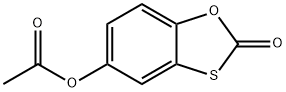 2-oxo-1,3-benzoxathiol-5-yl acetate