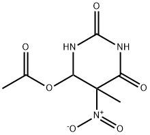 2,4(1H,3H)-Pyrimidinedione, 6-(benzoyloxy)dihydro-5-methyl-5-nitro-