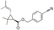 (1R,3R)-2,2-Dimethyl-3-(2-methyl-1-propenyl)cyclopropanecarboxylic acid (4-cyanophenyl)methyl ester
