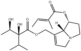 (2S,3R)-2,3-Dihydroxy-2-isopropylbutanoic acid [[(7R)-5,6,7,7aα-tetrahydro-7β-[(E)-2-methyl-2-butenoyloxy]-3H-pyrrolizin]-1-ylmethyl] ester