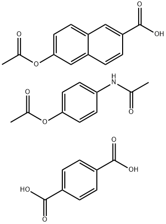 1,4-苯二甲酸与6-(乙酰氧基)-2-萘甲酸和N-(4-乙酰氧基)苯基)乙酰胺的聚合物