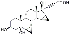 (3S,5R,6R,7R,8R,9S,10R,13S,14S,15S,16S,17S)-octadecahydro-17-(3-hydroxy-1-propynyl)-10,13-dimethyl-5H-dicyclopropa[6,7:15,16]cyclopenta[a]phenanthrene-3,5,17-triol